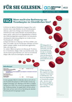 04/2025 DARMKREBS-SCREENING | GLUCOEXACT | THROMBOZYTEN AUS CITRAT
