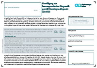 Aufklärungsbogen und Einwilligung Genetikuntersuchungen